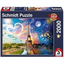 Paris Night And Day 2000 Piece Puzzle By Schmidt Presents Of Mind