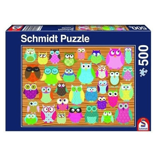 Owls 500 Piece Puzzle By Schmidt Presents Of Mind 0179