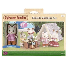 Sylvanian families seaside store camping set