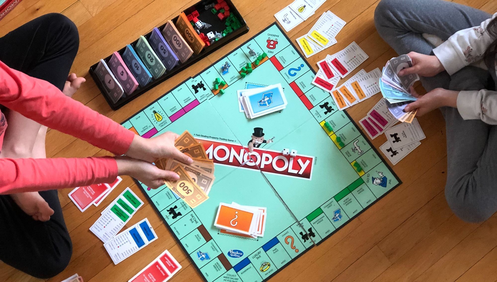 playing monopoly